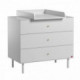 Commode Vox Baby Cute White avec plan à langer