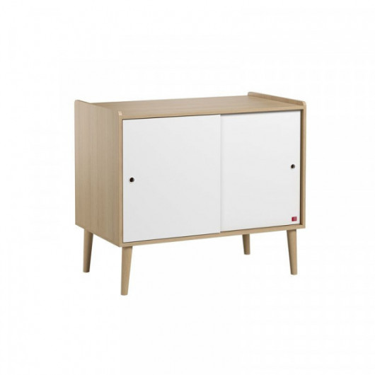 Commode Vox Baby Retro Oak/White avec plan à langer
