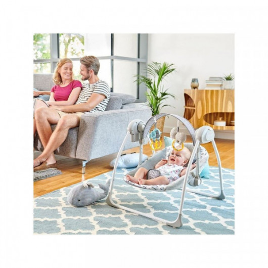 Balancelle et transat 2 en 1 Kinderkraft Flo Mint