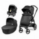 Poussette 3 en 1 Peg Perego Futura - Nacelle - Coque Primo Viaggio SL Ardesia