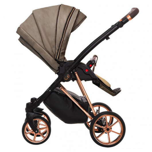 Poussette 3 en 1 Musse - Nacelle - Coque Royal Gray Pearl