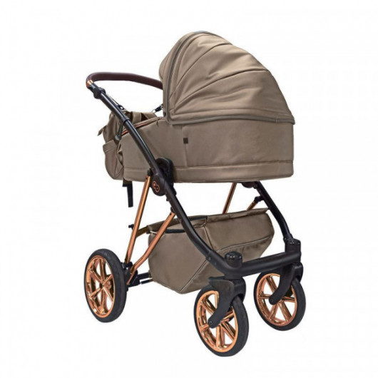 Poussette 3 en 1 Musse - Nacelle - Coque Royal Gray Pearl
