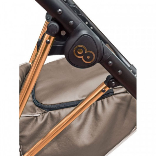 Poussette 3 en 1 Musse - Nacelle - Coque Royal Gray Pearl