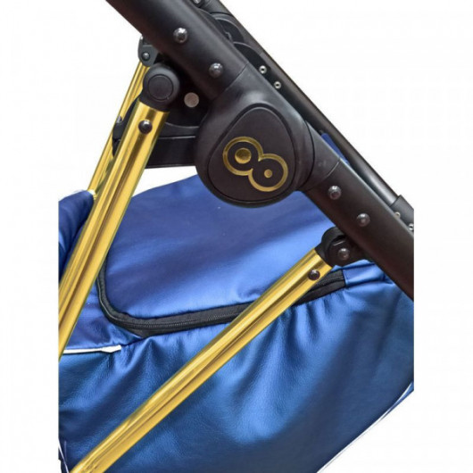 Poussette 3 en 1 Musse - Nacelle - Coque Royal Blueberry