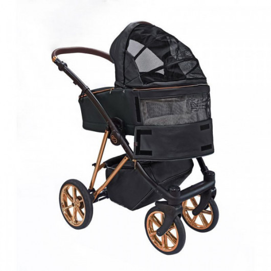 Poussette combinée Musse - Nacelle Royal Onyx