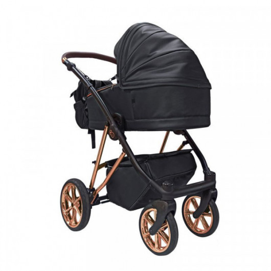 Poussette combinée Musse - Nacelle Royal Onyx