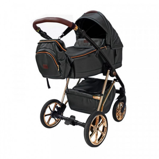 Poussette combinée Musse - Nacelle Royal Onyx