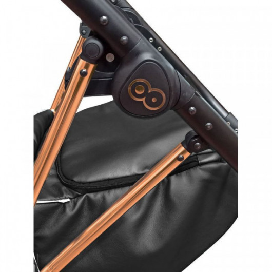 Poussette combinée Musse - Nacelle Royal Onyx