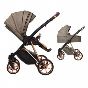 Poussette combinée Musse - Nacelle Royal Gray Pearl