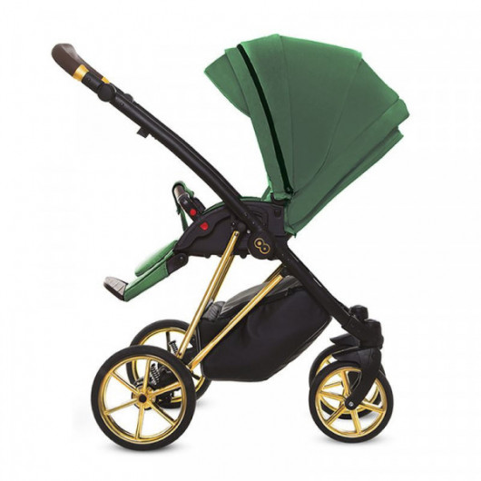 Poussette combinée Musse - Nacelle Royal Emerald