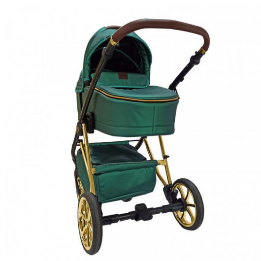 Poussette combinée Musse - Nacelle Royal Emerald