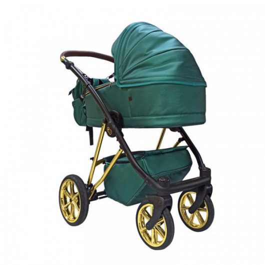 Poussette combinée Musse - Nacelle Royal Emerald