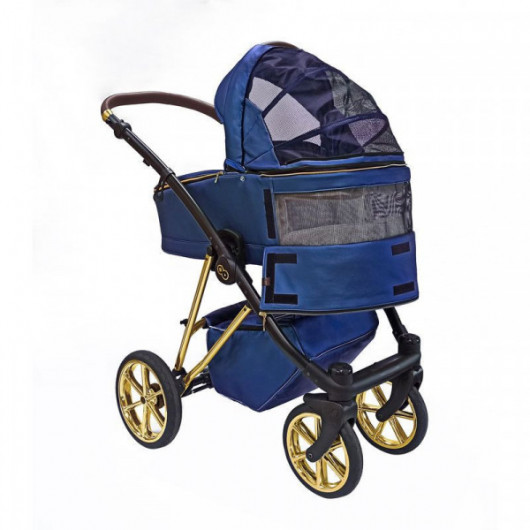 Poussette combinée Musse - Nacelle Royal Blueberry