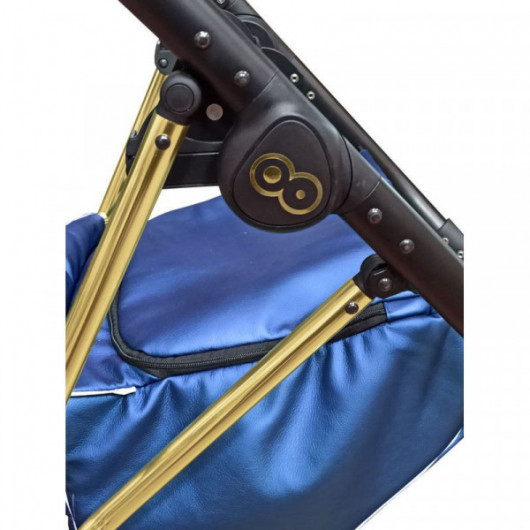 Poussette combinée Musse - Nacelle Royal Blueberry