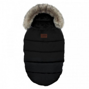 Chancelière à fourrure Baby Active Noire - Grand modèle