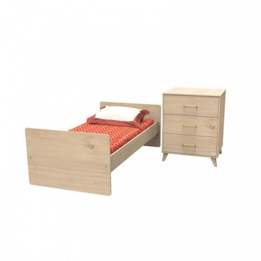 Lit combiné évolutif Sauthon Arty - 120 x 60 cm