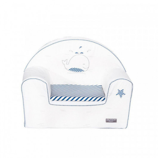Fauteuil Club Sauthon Blue Baleine