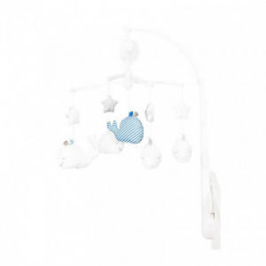 Mobile musical Sauthon Blue Baleine