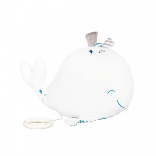 Peluche musicale à suspendre Sauthon Blue Baleine Peluche musicale à suspendre Sauthon Blue Baleine