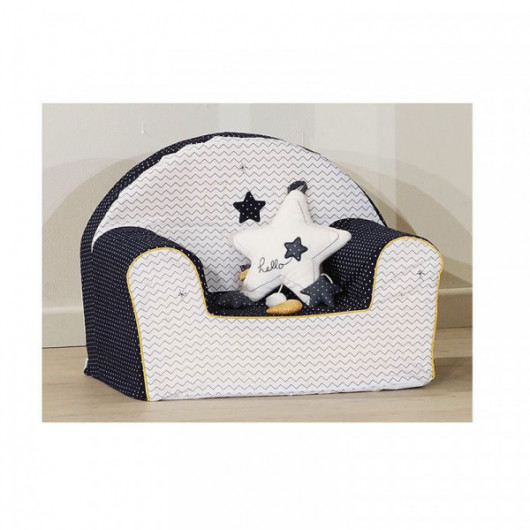 Fauteuil Club Sauthon Hello Textile