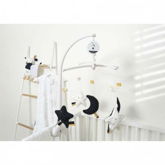 Mobile musical Sauthon Hello Textile