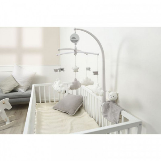 Mobile musical Sauthon Lily Grey