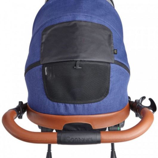 Poussette double Contours Curve Indigo
