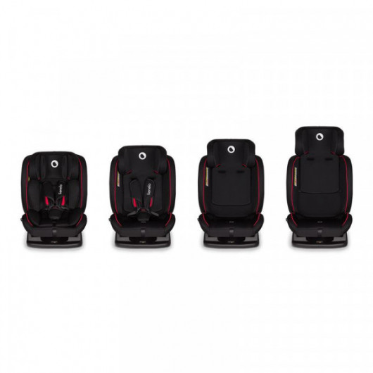 Siège auto Lionelo Aart Black Carbon Red