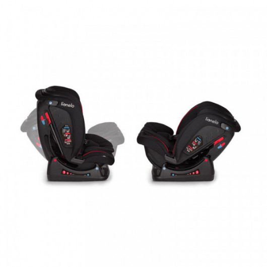 Siège auto Lionelo Aart Black Carbon Red