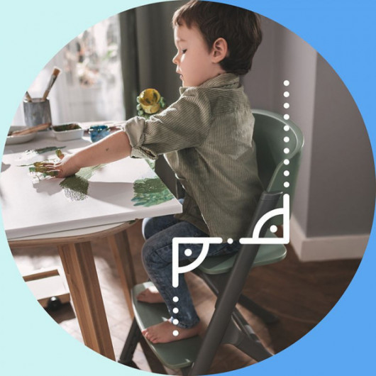 Chaise haute 3 en 1 Kinderkraft Livy Olive green