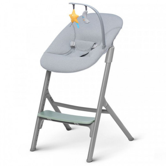 Chaise haute 4 en 1 Kinderkraft Livy + Transat Calmee Olive green