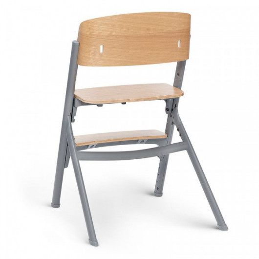 Chaise haute 4 en 1 Kinderkraft Livy + Transat Calmee Oak