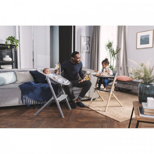 Chaise haute 3 en 1 Kinderkraft Igee Wood