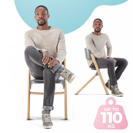 Chaise haute 3 en 1 Kinderkraft Igee Grey