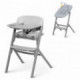 Chaise haute 4 en 1 Kinderkraft Igee + transat Calmee Grey