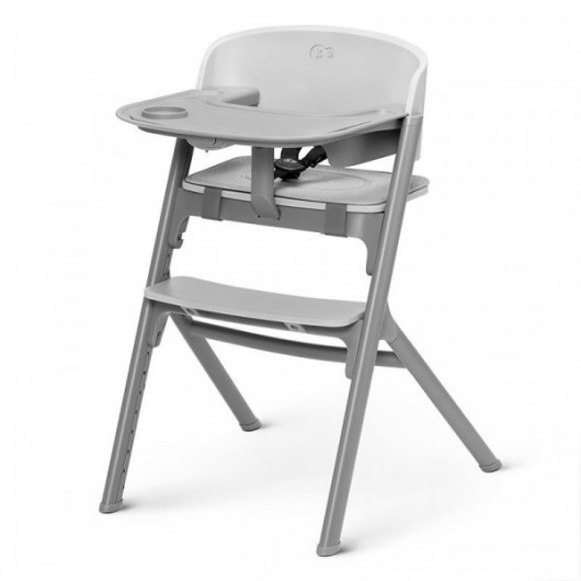 Chaise haute 4 en 1 Kinderkraft Igee + transat Calmee Grey