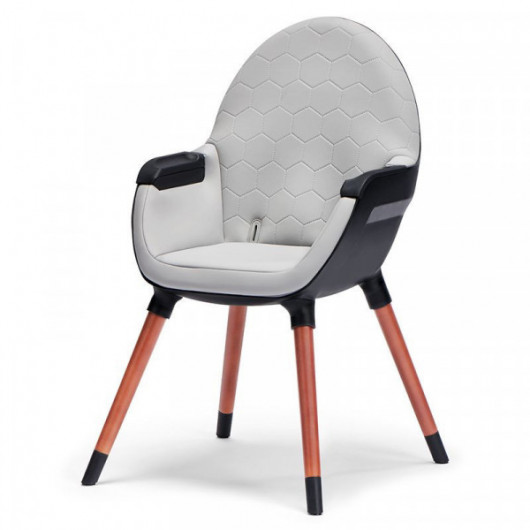Chaise haute 2 en 1 Kinderkraft Finix Grey