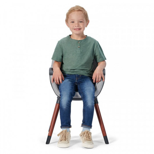 Chaise haute 2 en 1 Kinderkraft Finix Grey