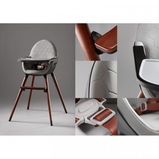 Chaise haute 2 en 1 Kinderkraft Finix Grey