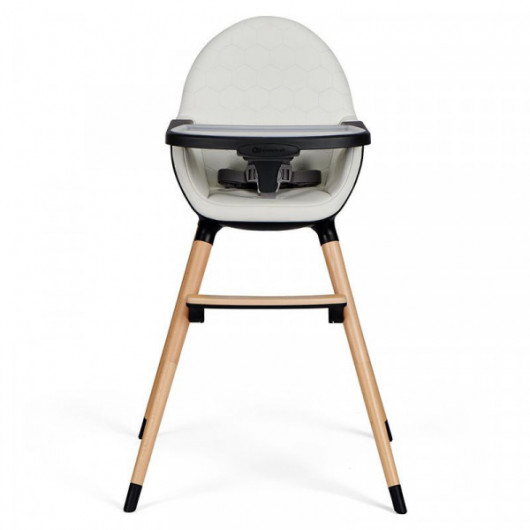 Chaise haute 2 en 1 Kinderkraft Finix Ecru