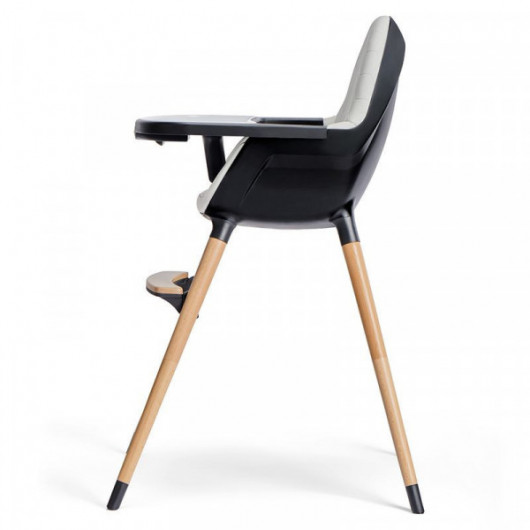 Chaise haute 2 en 1 Kinderkraft Finix Ecru