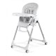 Chaise haute Peg Perego Prima Pappa Follow Me Linear Grey