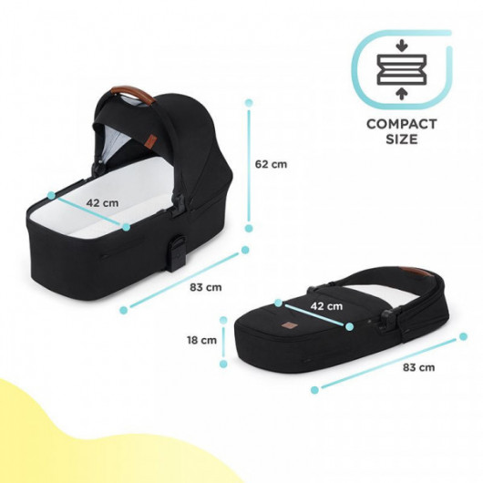 Poussette combinée Kinderkarft Everyday Black