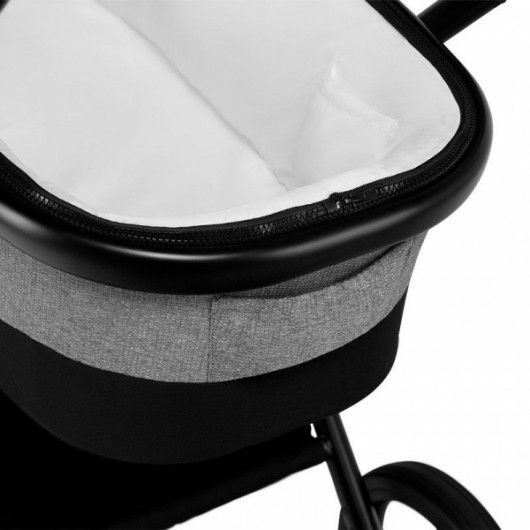 Poussette 3 en 1 Lionelo Mika Grey Stone