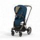 Poussette Cybex Priam Mountain Blue - Châssis Rosegold 2022