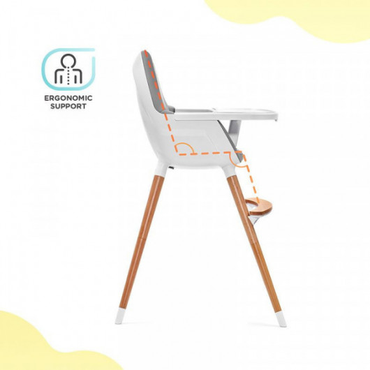 Chaise haute évolutive Kinderkraft Fini Mint