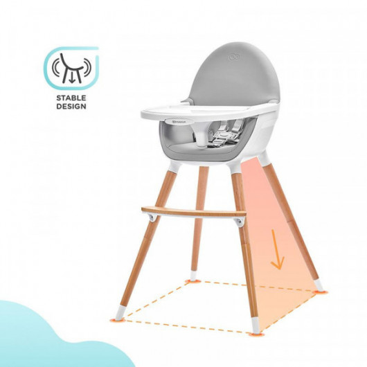 Chaise haute évolutive Kinderkraft Fini Mint
