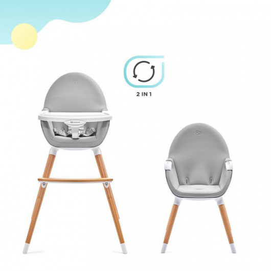 Chaise haute évolutive Kinderkraft Fini Mint