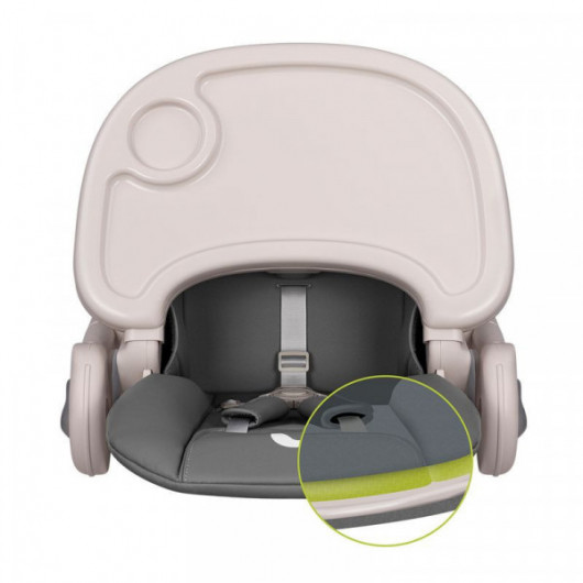 Chaise haute Lionelo Zanna Grey Stone