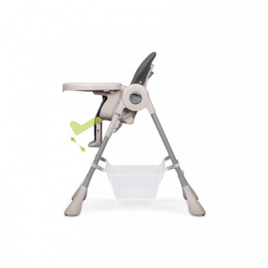 Chaise haute Lionelo Zanna Grey Stone